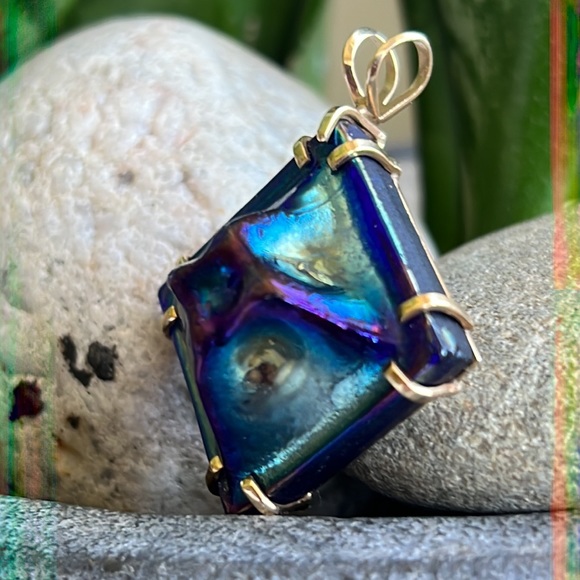 14k gold and Tiffany turtleback custom piece - Picture 10 of 15